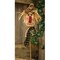 Multi-Color Plush Burlap Scarecrow Pick for Autumn Crafts and Decor